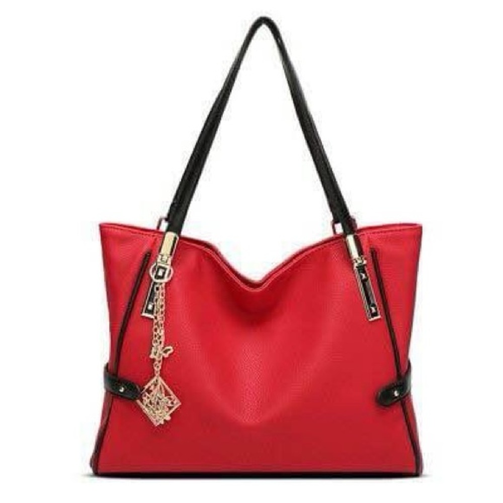 Elegant Red Tote Bag